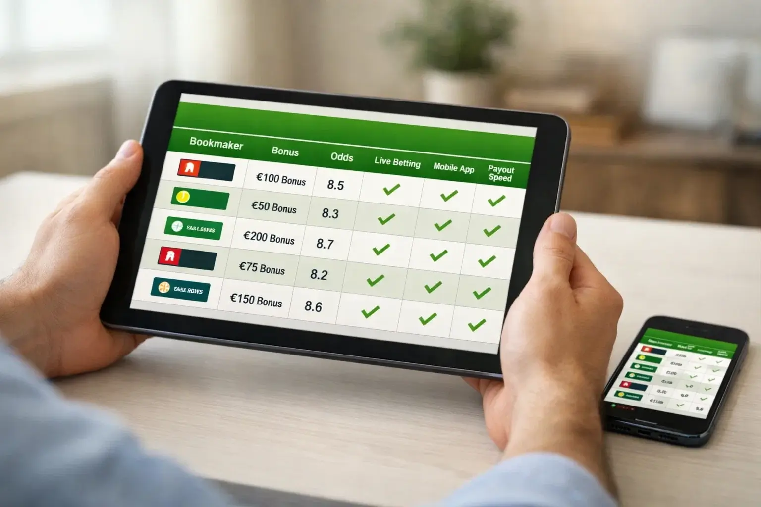 Nederlandse bookmakers vergelijken voor voetbalwedden